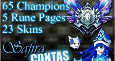 Conta Diamante V 61 Champ 23 Skins League of Legends BR