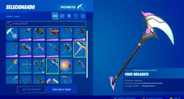 Conta S1 com vários itens antigos - 1050 V-Bucks na conta