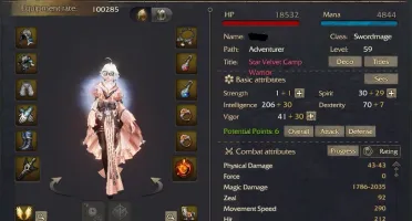 Conta Founder Revelation Swordmage 59+