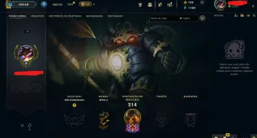 Conta League of Legends Full Acesso - 71 Champs e 44 Skins