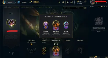 Conta League of Legends Full Acesso - 71 Champs e 44 Skins
