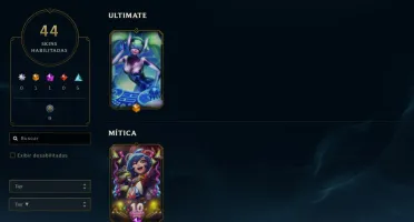 Conta League of Legends Full Acesso - 71 Champs e 44 Skins