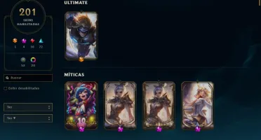 Conta LOL, 166 skins, 28 M7, Level 508, Todos os Campeões.