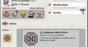 CONTA HABBO 2008 + 21 MIL D CONQUISTA + 415 EMBLEMAS + MOBIS