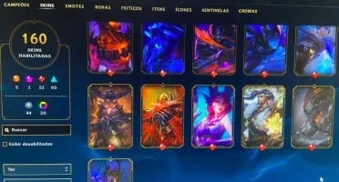 conta Lol e valorant