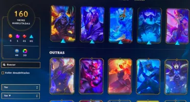 conta Lol e valorant