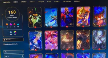 conta Lol e valorant