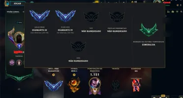 CONTA DE LEAGUE OF LEGENDS Elo Diamante - Solo/duo e Flex