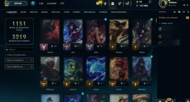 CONTA DE LEAGUE OF LEGENDS Elo Diamante - Solo/duo e Flex