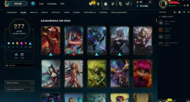 CONTA DE LEAGUE OF LEGENDS Elo Mestre - Solo/duo e Flex