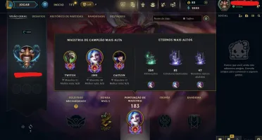Conta League of Legends Full Acesso - 118 Champs e 104 Skins