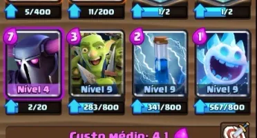 Conta clash Royale com 8 Lendarias
