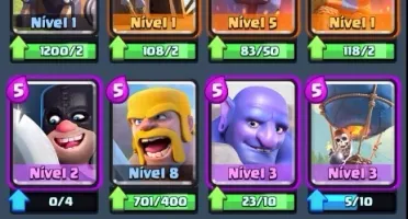 Conta clash Royale com 8 Lendarias
