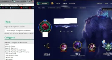 Conta League of Legends Diamante 5 75PDL