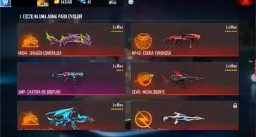 CONTA FREE FIRE RARA MEGA GEMADA