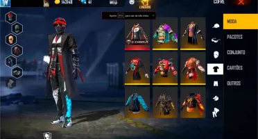 CONTA FREE FIRE RARA MEGA GEMADA