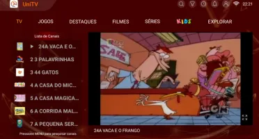 script + APK estilo UniTV completo user e senha