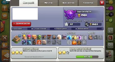 Conta Clash Of Clans Cv 8