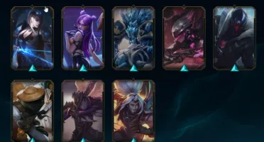 Conta lol s6 113 champs 45 skins