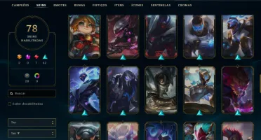 Fullacesso - Conta De 2017 - 78 Skins - Level 312 - 154 Camp