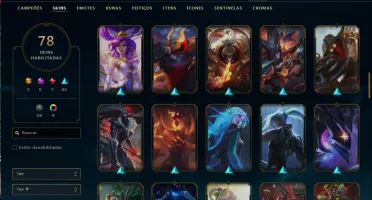 Fullacesso - Conta De 2017 - 78 Skins - Level 312 - 154 Camp