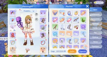 Ragnarok Origin Arquimaga Lv 90 Equips e Itens Tops