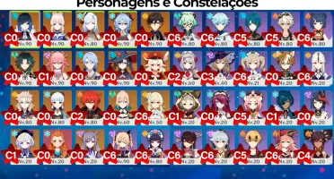 AR 57 NA - YAE C1+DILU C2 +XAIO+AYATO+AYAKA+ZHONGLI+ALBEDO⭐
