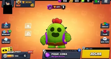 BRAWL STARS NVL 96, 10.000 TROFÉIS, 1 LENDARIO, COM 3 NV 10!