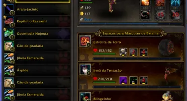 Conta WoW Dragonflight - 263 montarias - 15k de conquitas