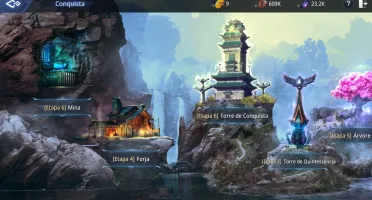 Vendo conta mir4 lvl 46 com 49k de power e um spirit epico