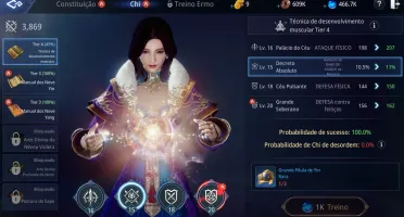 Vendo conta mir4 lvl 46 com 49k de power e um spirit epico