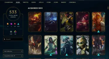 CONTA D4 505 SKINS PREÇO NEGOCIAVEL