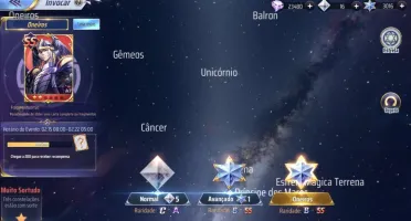 Saint seiya Awakening com mais de 3000 Gemas Avançadas
