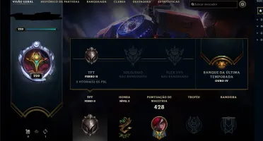 Conta LOL - Ex Gold | Sem Elo 2020