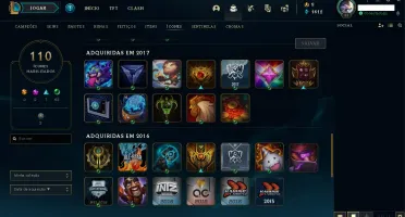 Conta Nível 83, 88 Campeões, Prata 1, MMR Alto e 40 Skins