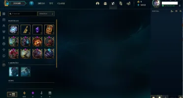 Conta Nível 83, 88 Campeões, Prata 1, MMR Alto e 40 Skins