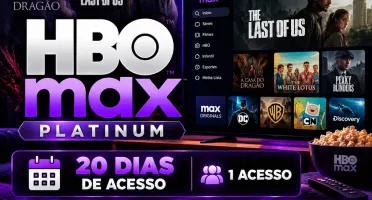 Hbomax Platinum + Brinde 🎁 | 20 Dias | Tela Compartilhada