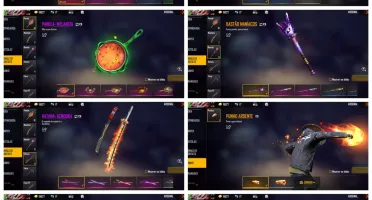 Conta de free fire gemada