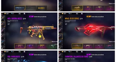 Conta de free fire gemada