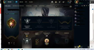 Conta kayle prateada e Corki OVNI (Silver Kayle e crk OVNI)