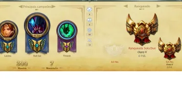 CONTA GOLD 5 QUASE FULL CHAMPS