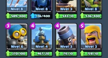 Clash royale várias lendárias