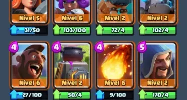 Clash royale várias lendárias