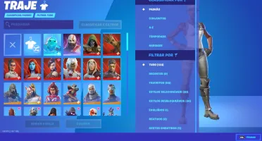 Conta fortnite Season 2 122 skins + STW top 50 BR