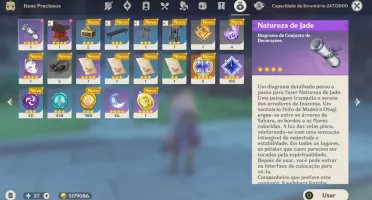 AR37 - Xiao com Jade + Kazuha + Diluc + Keqing + Falcão