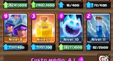Conta Clash Royale Arena 10 nvl 11 Todas Lendarias
