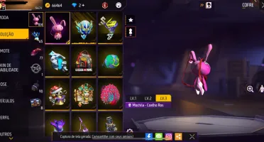Conta Free fire Com calça Angelical