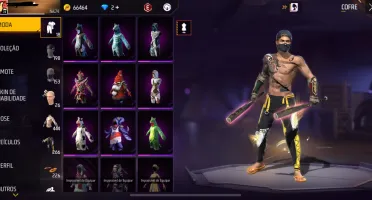 Conta Free fire Com calça Angelical