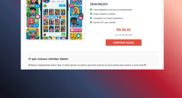 Loja Virtual Digital Estilo Landing Page
