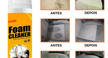 Spray de Espuma Mágica pra Limpeza Profunda